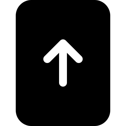 File arrow up fill