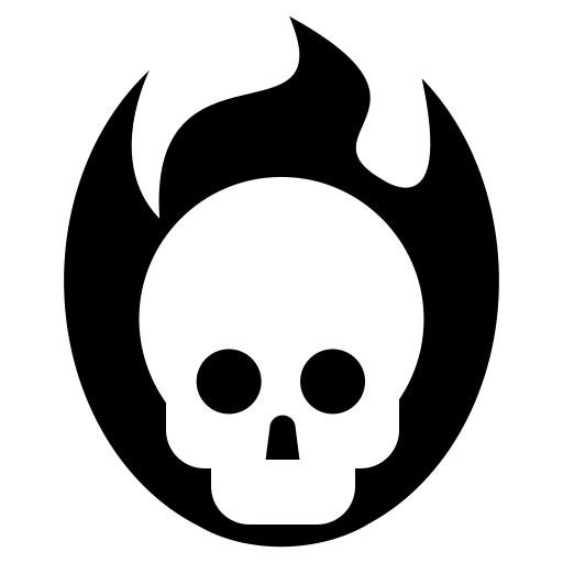 Горящий череп