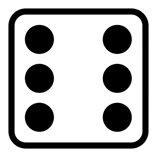 Inverted dice 6