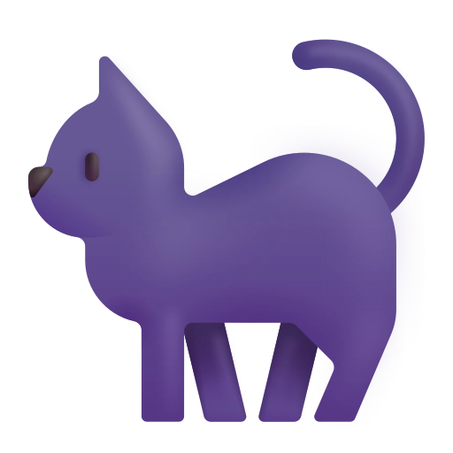Черный кошачий цвет