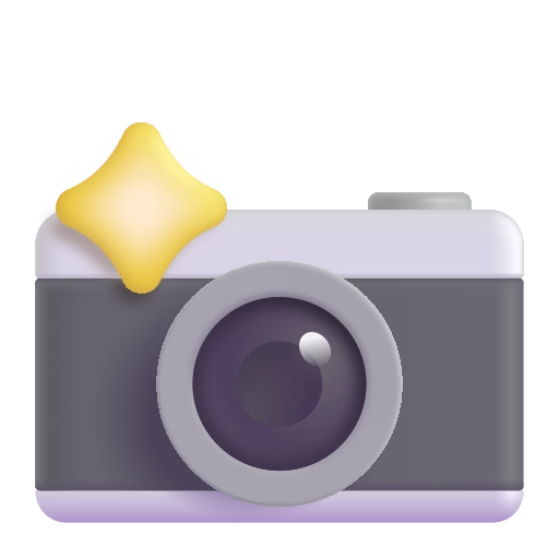 Фотоаппарат с цветной вспышкой
