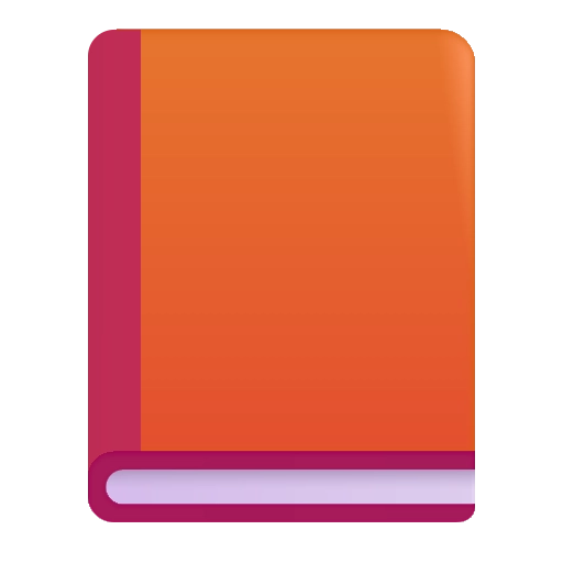 Оранжевый цвет книги