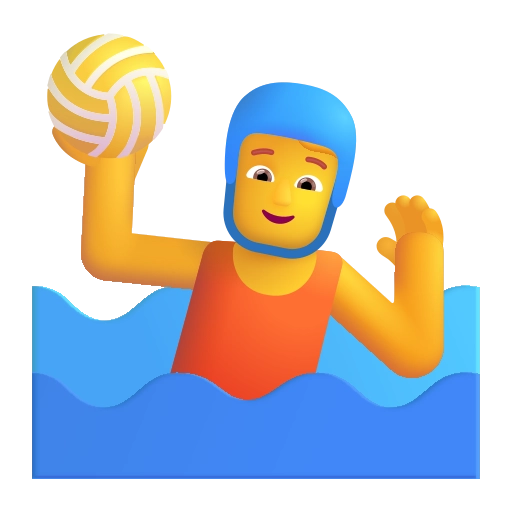 Человек, играющий в водное поло (цвет по умолчанию)