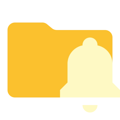 Folder event